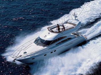 Yachtcharter princess_50 (2+1Cab/2WC)Seite/Deck