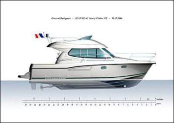 Yachtcharter Merry Fisher 925 Segelplan 2 Cab 1 WC