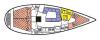 Yachtcharter Gib Sea 334 Grundriss 3 Cab 2