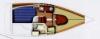 Yachtcharter Sun 2500 Grundriss 1 Cab 1 WC
