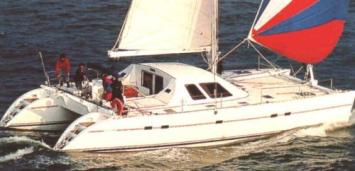 Yachtcharter Lagoon 47 Seitenansicht 4Cab 4WC