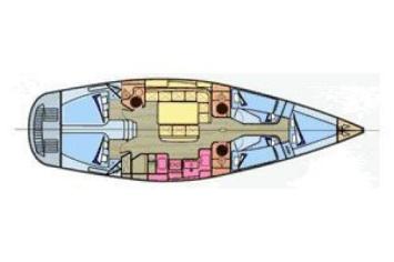 Yachtcharter Gib Sea 472 Grundriss 5 Cab