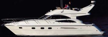 Yachtcharter Princess 45 Seitenansicht 3 Cab 2WC