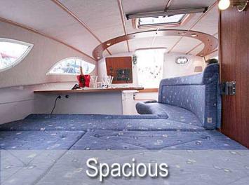 Yachtcharter MOTORCAT MC 30 (2Cab 1WC) Kabine