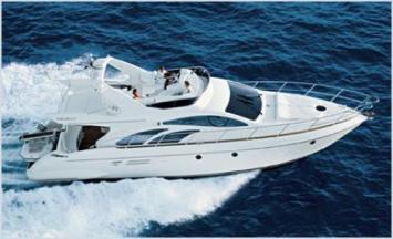 Yachtcharter Azimut 50 Seitenansicht 3 Cab 2 WC