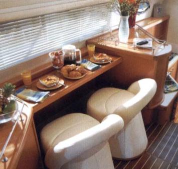 Yachtcharter sealineF37 interior7