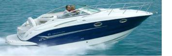 Yachtcharter Crownline 250 CR Seitenansicht