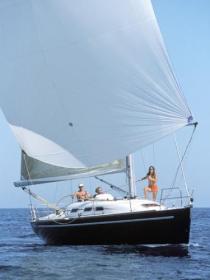 Yachtcharter Elan 37 Seitenansicht 3 Cab 1 WC