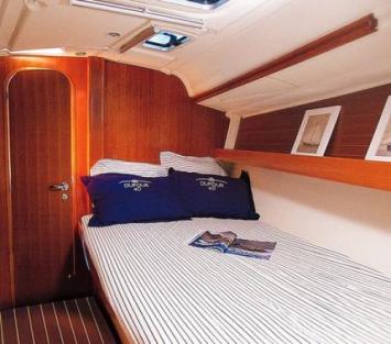 Yachtcharter Dufour 40 Achterkabine 3 Cab 1 WC