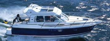 Yachtcharter Nimbus 320 Seitenansicht