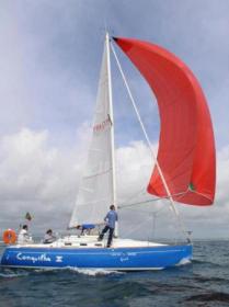 Yachtcharter First 300 Spirit Seitenansicht 2 Cab 1 WC