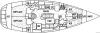 Yachtcharter Oceanis 440 4cab layout