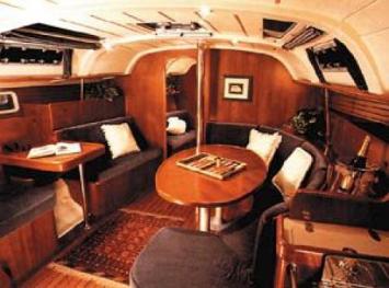 Yachtcharter Oceanis 400 3cab interior