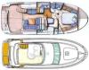 Yachtcharter Jeanneau Prestige 36 Fly Grundriss 2 Cab 1 WC