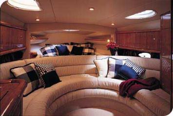 Yachtcharter Sunseeker Superhawk 40 Salon