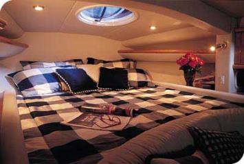 Yachtcharter Sunseeker Superhawk 40 Kabine