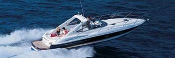 Yachtcharter Sunseeker Superhawk 40 Seitenansicht