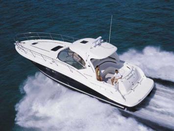 Yachtcharter Sea Ray 455 Seite/Heck