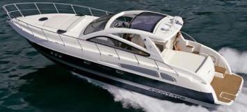 Yachtcharter Airon Marine 4300 T Top Seitenansicht 3 Cab 2 WC