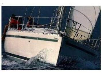 Yachtcharter First 45 F5 Bugansicht 4 Cab 1 WC