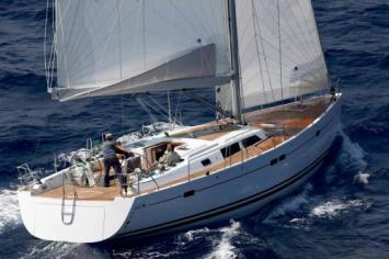 Yachtcharter Hanse 540 Heckansicht 4 Cab 4 WC