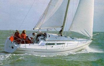 Yachtcharter Moody 28 Seitenansicht