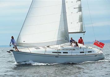 Yachtcharter Moody 38 2000 Seitenansicht