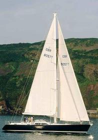 Yachtcharter Moody 64 Seitenansicht