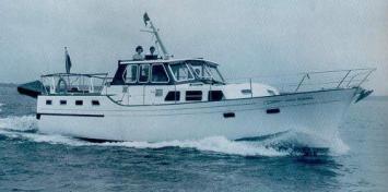 Yachtcharter Moody Lancer 42 Seitenansicht