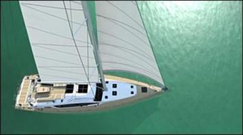 Yachtcharter Jeanneau 57 Seitenansicht 3+1 Cab 3 WC