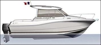 Yachtcharter Merry Fisher 725 HB Segelplan 1 Cab 1 WC