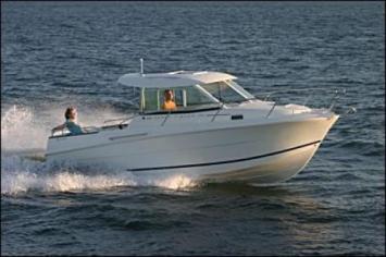 Yachtcharter Merry Fisher 705 IB Seitenansicht 1 Cab 1 WC