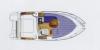 Yachtcharter Merry Fisher 625 Legend Grundriss 1 Cab 1 WC