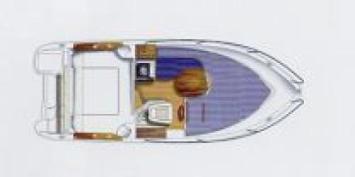 Yachtcharter Merry Fisher 625 Legend Grundriss 1 Cab 1 WC