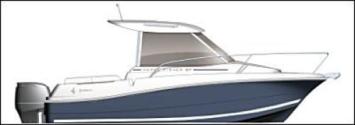 Yachtcharter Merry Fisher 585 Segelplan 1 Cab 1 WC