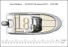 Yachtcharter Cap Camarat 635 WA Decksplan 1 Cab 1 WC