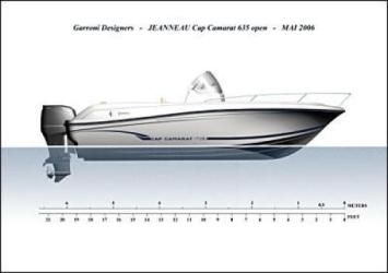 Yachtcharter Cap Camarat 635 Segelplan