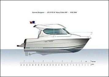 Yachtcharter Merry Fisher 805 Segelplan 1 Cab 1 WC