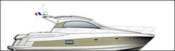Yachtcharter Prestige 50 S2 Segelplan 3 Cab 2 WC