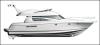 Yachtcharter Prestige 46 Segelplan 3+1 Cab 2 WC