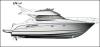 Yachtcharter Prestige 42 Segelplan 2 Cab 2 WC
