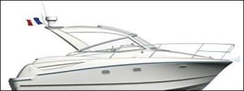 Yachtcharter Prestige 30 S Segelplan 1 Cab 1 WC