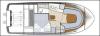 Yachtcharter Prestige 30 S Grundriss 1 Cab 1 WC