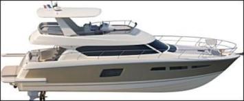 Yachtcharter Prestige 60 Segelplan 3+1 Cab 3 WC