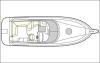 Yachtcharter Blumar Sport Cruiser Decksplan