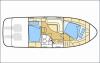 Yachtcharter Blumar Sport Cruiser Grundriss