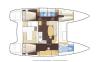 Yachtcharter lagoon400 3cab layout