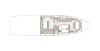 Yachtcharter Sealine T60 AURA Grundriss