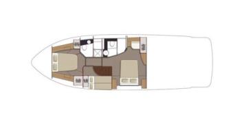 Yachtcharter Seline T50 Grundriss