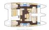 Yachtcharter lagoon 421 4 cabin floor plan